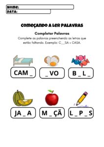 Aprendendo a Ler e Escrever - 1° Ano (3)